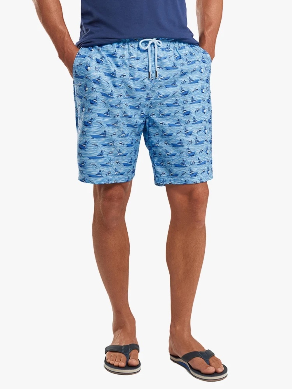 Peter Millar Gulf Stream Swim Trunks With Koozie NWT Size XL